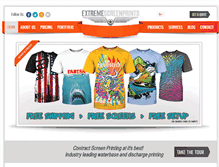 Tablet Screenshot of extremescreenprints.com